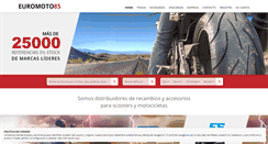 Desktop Screenshot of euromoto85.com