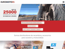 Tablet Screenshot of euromoto85.com